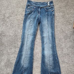 Low Rise Flare Jeans